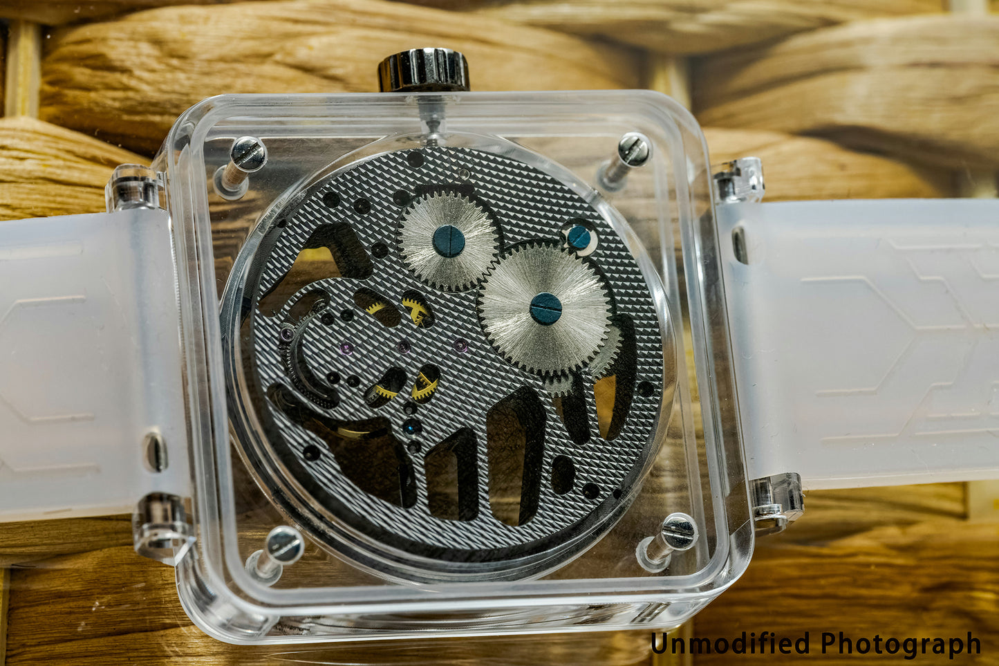 AESOP K9 Crystal Case Sapphire Mirror Tourbillon Watch 7058A