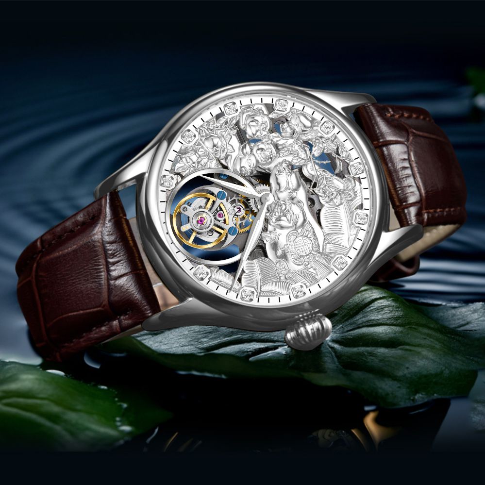 AESOP Zodiac Tourbillon Boar Watch 7085