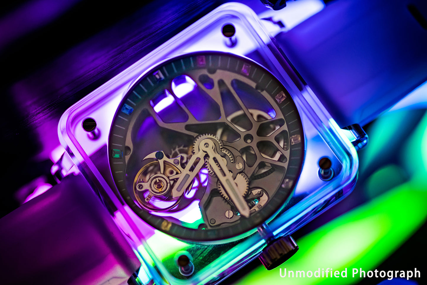 AESOP K9 Crystal Case Sapphire Mirror Tourbillon Watch 7058A