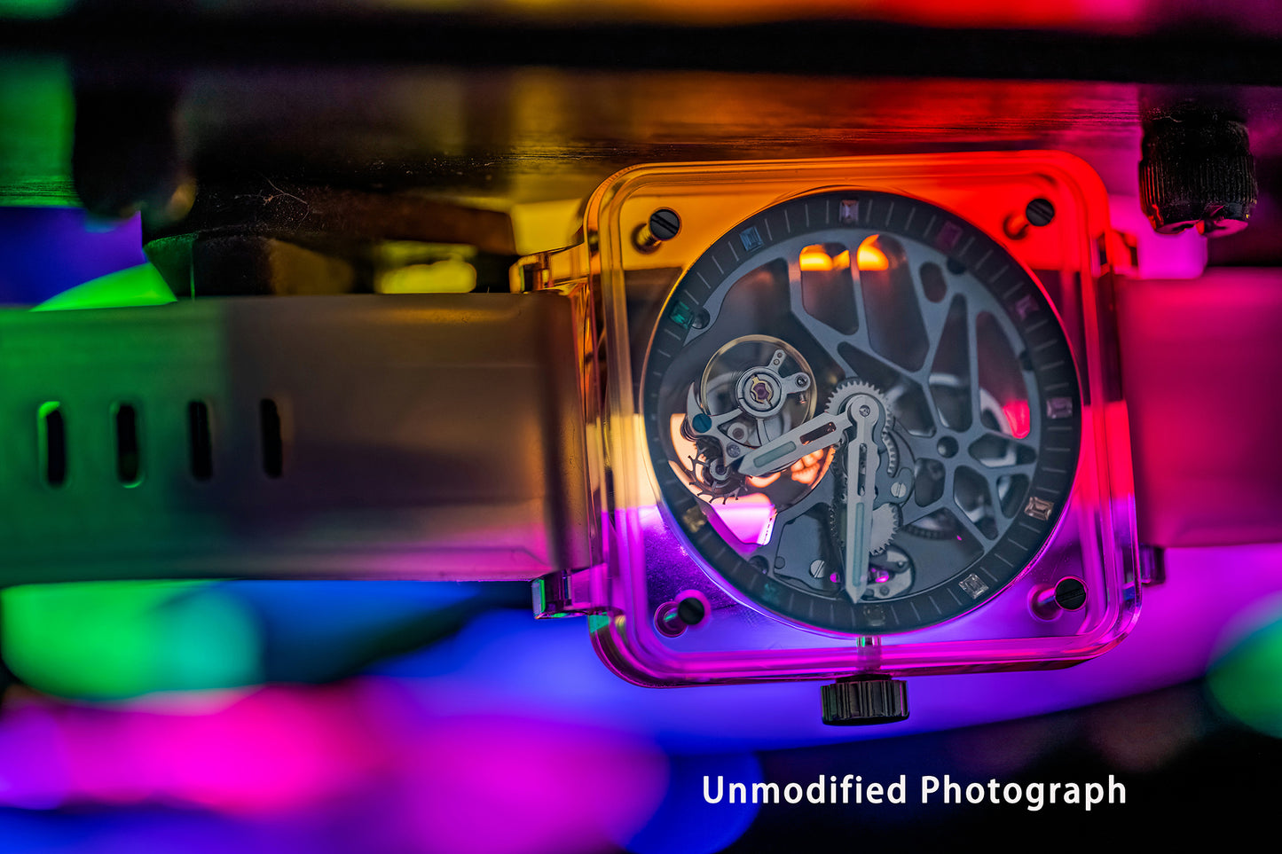 AESOP K9 Crystal Case Sapphire Mirror Tourbillon Watch 7058A