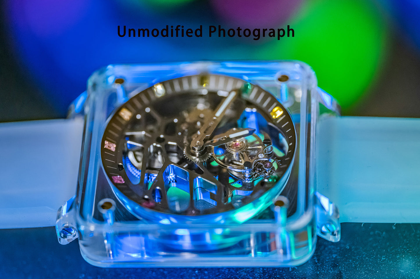 AESOP K9 Crystal Case Sapphire Mirror Tourbillon Watch 7058A