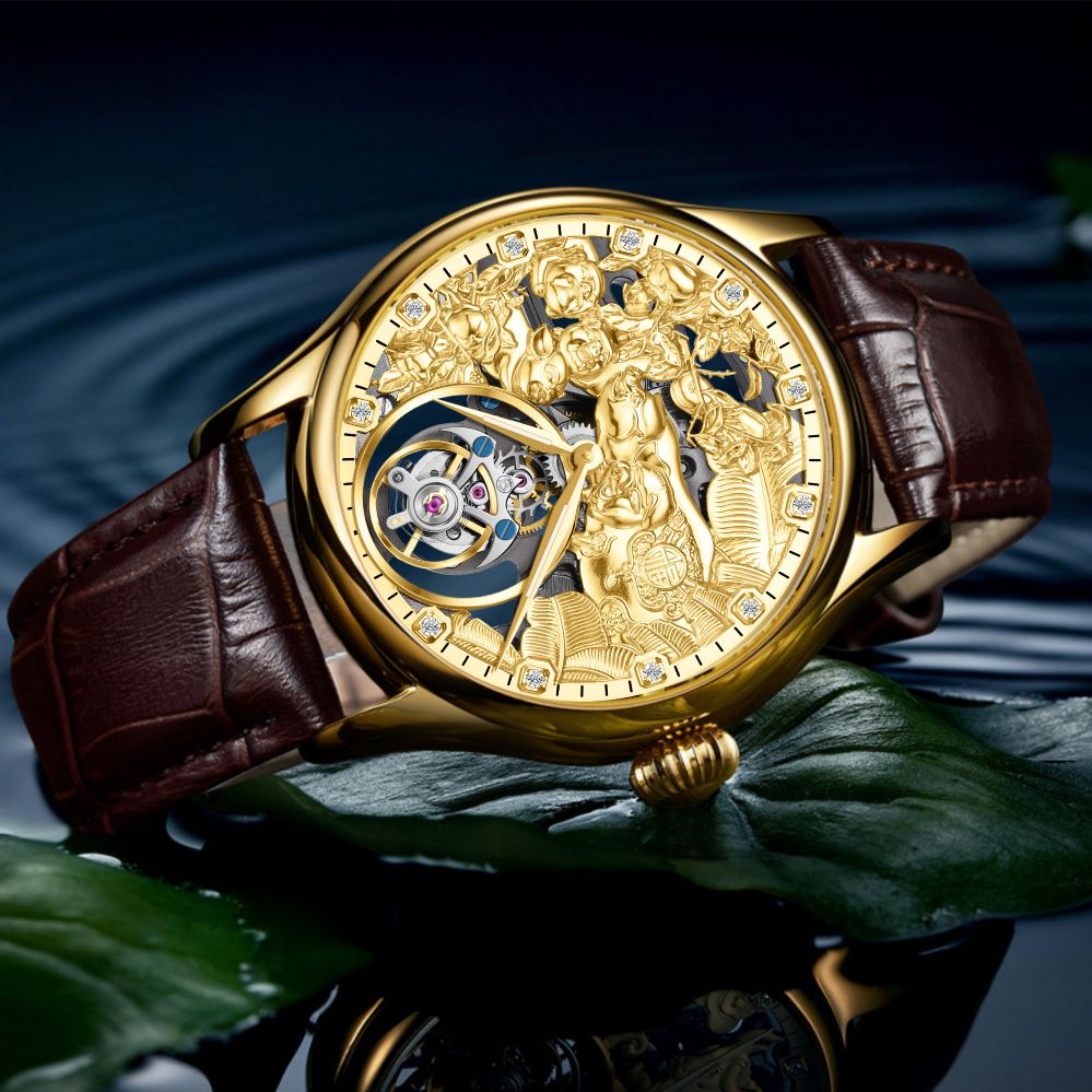 AESOP Zodiac Tourbillon Boar Watch 7085