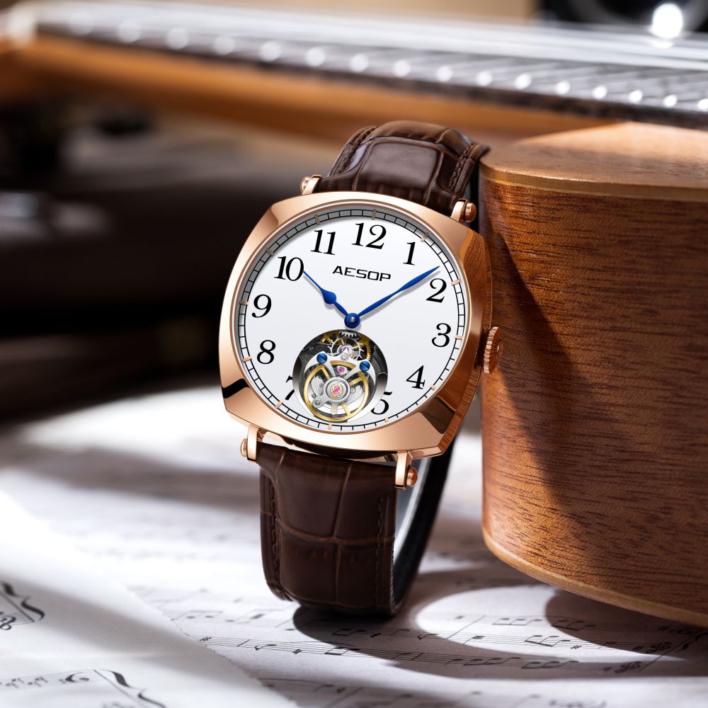 AESOP Original diamond tourbillon movement watch 7068