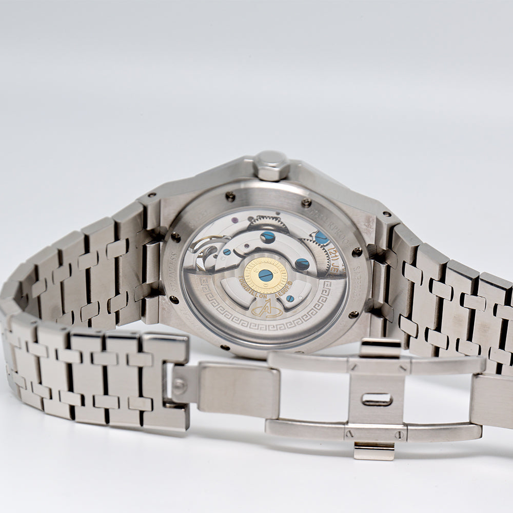 AESOP Skeleton Automatic tourbillon movement mechanical men watch 7092