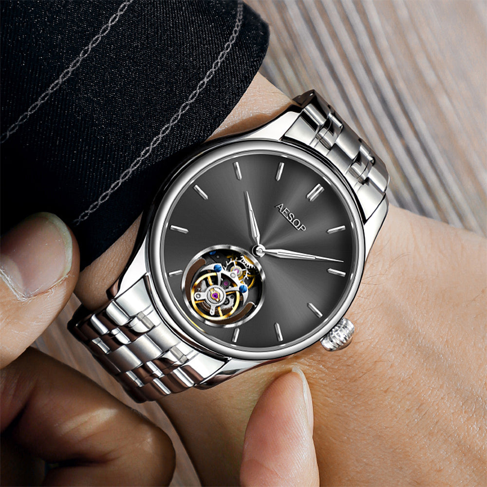 AESOP Original diamond tourbillon movement watch 7040