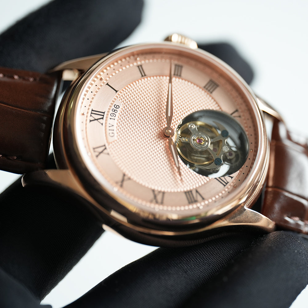 AESOP Rose Gold GIV Tourbillon Watch T09 Movement