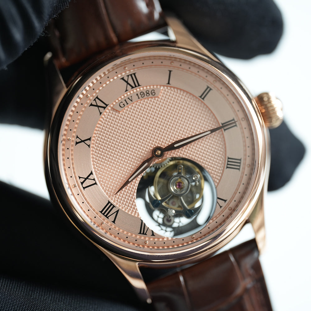 AESOP Rose Gold GIV Tourbillon Watch T09 Movement