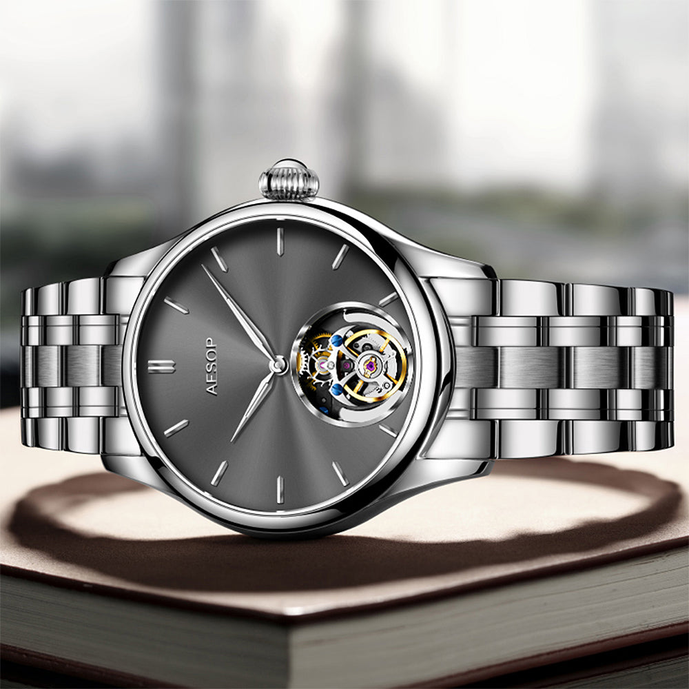 AESOP Original diamond tourbillon movement watch 7040