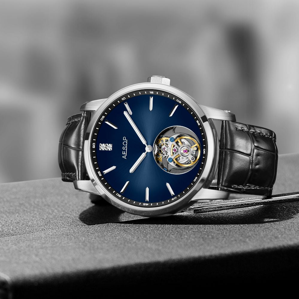 AESOP Original diamond tourbillon movement watch 7090