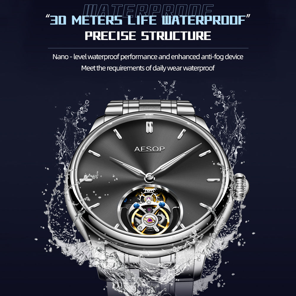 AESOP Original diamond tourbillon movement watch 7040