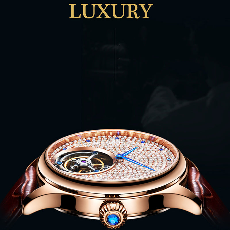 AESOP Full Crystal Dial Tourbillon Watch 7012