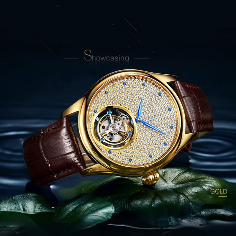 AESOP Full Crystal Dial Tourbillon Watch 7012