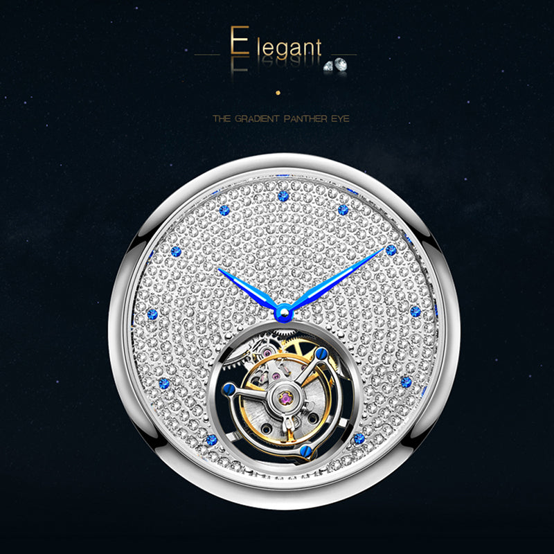 AESOP Full Crystal Dial Tourbillon Watch 7012