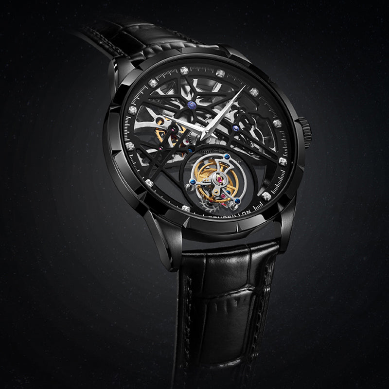 AESOP Skeleton Original Tourbillon Watch 5ATM Waterproof 7018