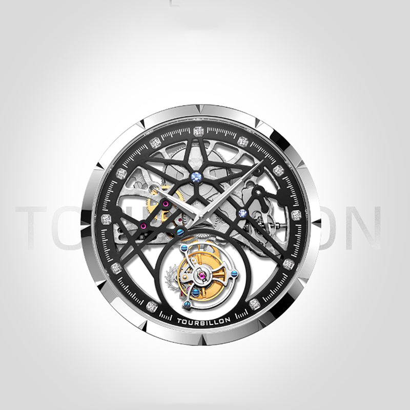 AESOP Skeleton Original Tourbillon Watch 5ATM Waterproof 7018