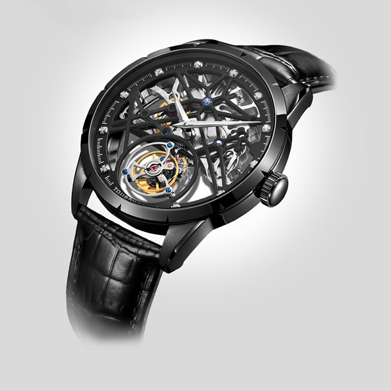 AESOP Skeleton Original Tourbillon Watch 5ATM Waterproof 7018