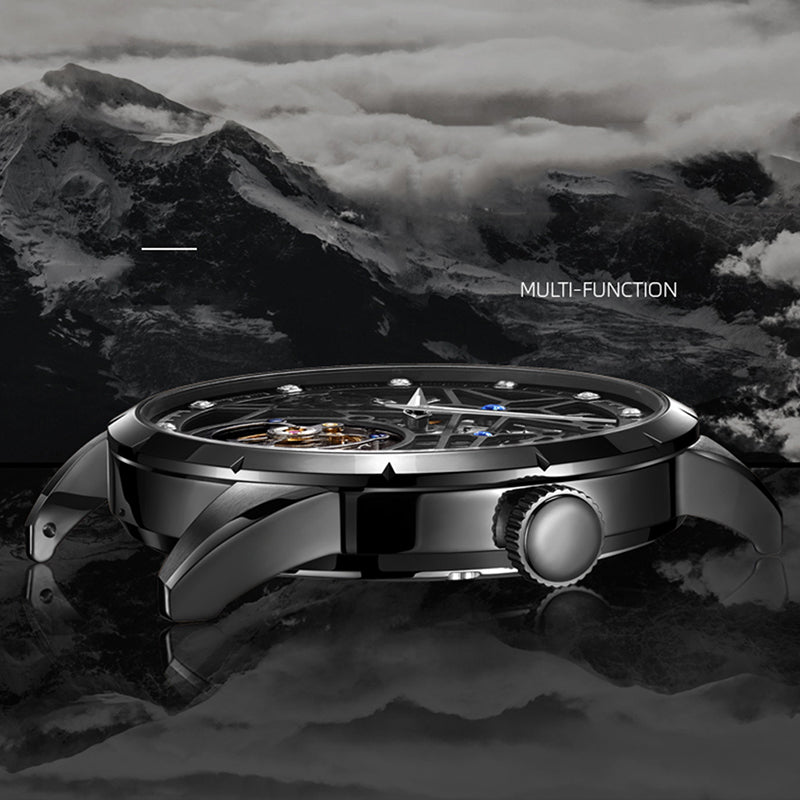 AESOP Skeleton Original Tourbillon Watch 5ATM Waterproof 7018