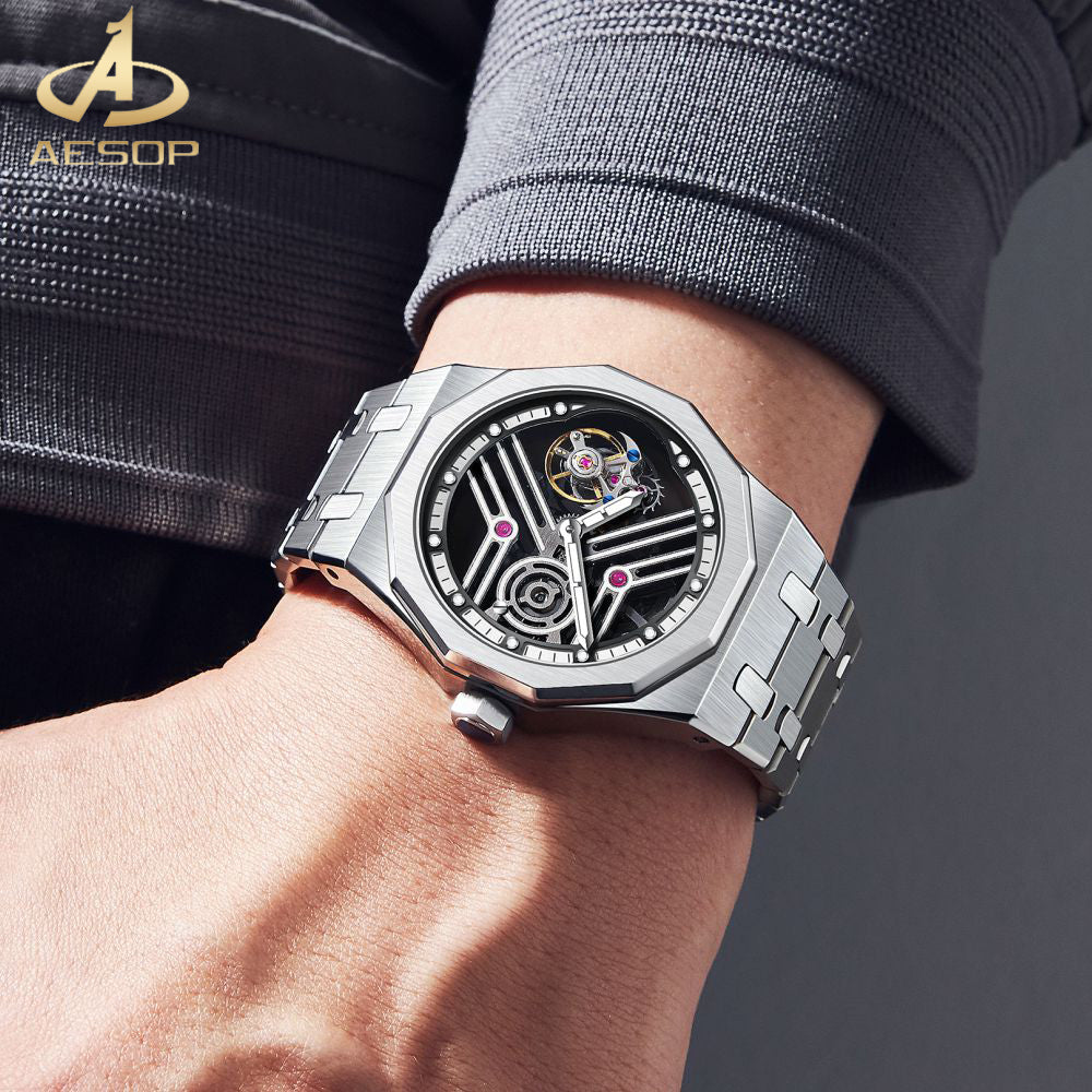 Aesop Original 9 Clock Crystal Tourbillon 7055