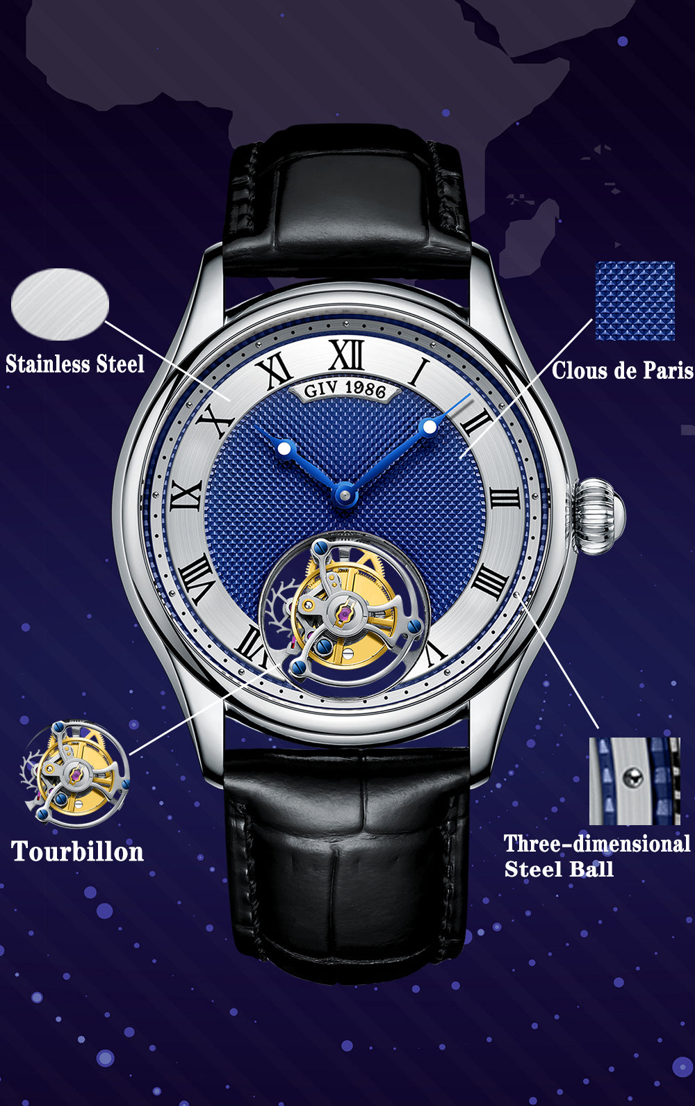 AESOP GIV T08 Tourbillon Movement Watch