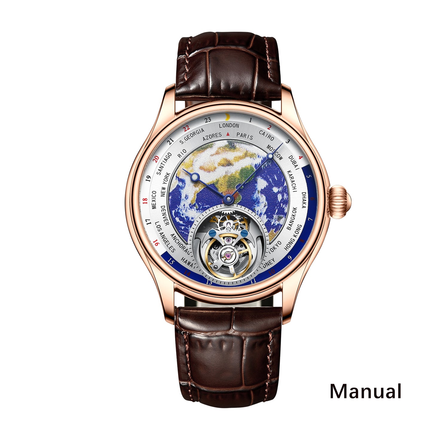 AESOP Original Enamel Earth Automatic Tourbillon Model 7051