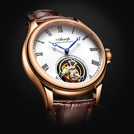 Roman dial sapphire watch case 7021