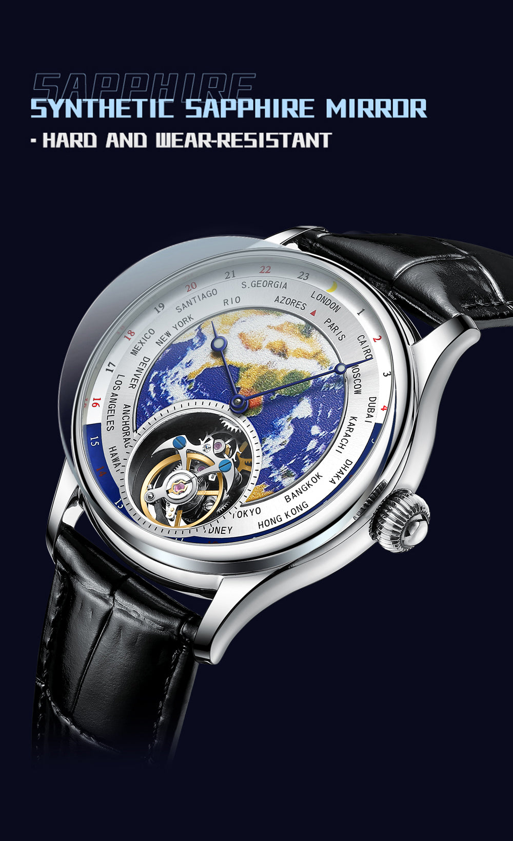 AESOP Original Enamel Earth Automatic Tourbillon Model 7051