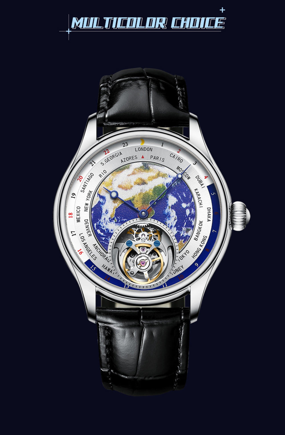 AESOP Original Enamel Earth Automatic Tourbillon Model 7051