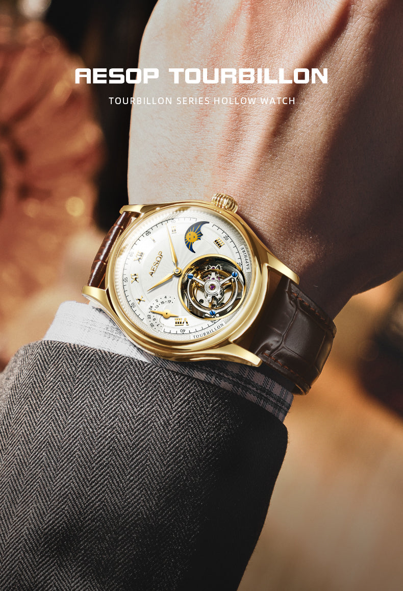 Aesop Original GMT Tourbillon Movement 7027