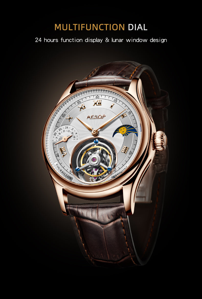 Aesop Original GMT Tourbillon Movement 7027
