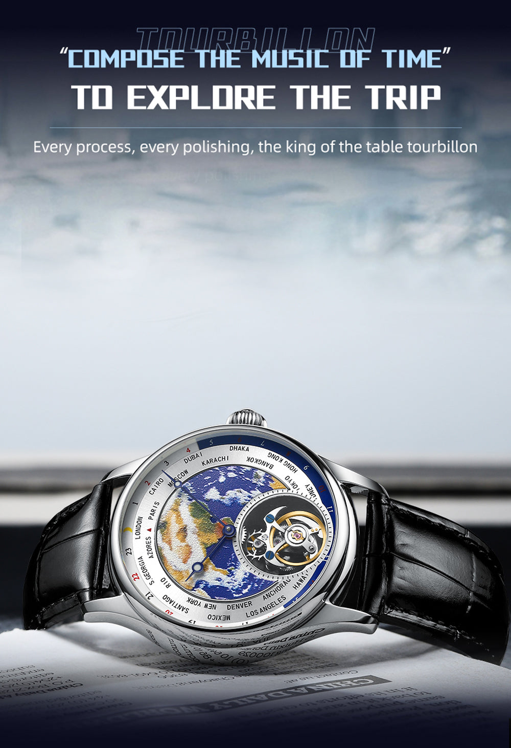 AESOP Original Enamel Earth Automatic Tourbillon Model 7051