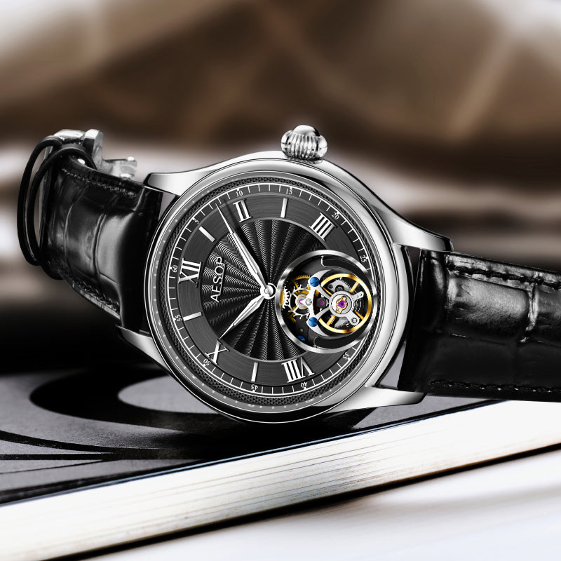 AESOP Original diamond tourbillon movement watch 7041