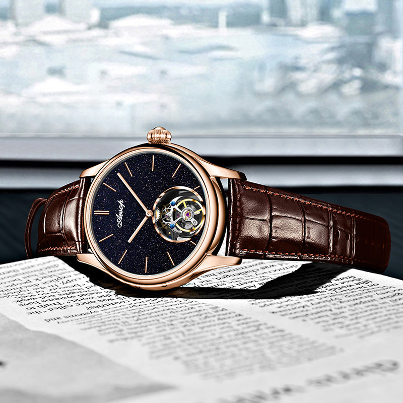 AESOP Original Tourbillon Skeleton Movement Watch 7050