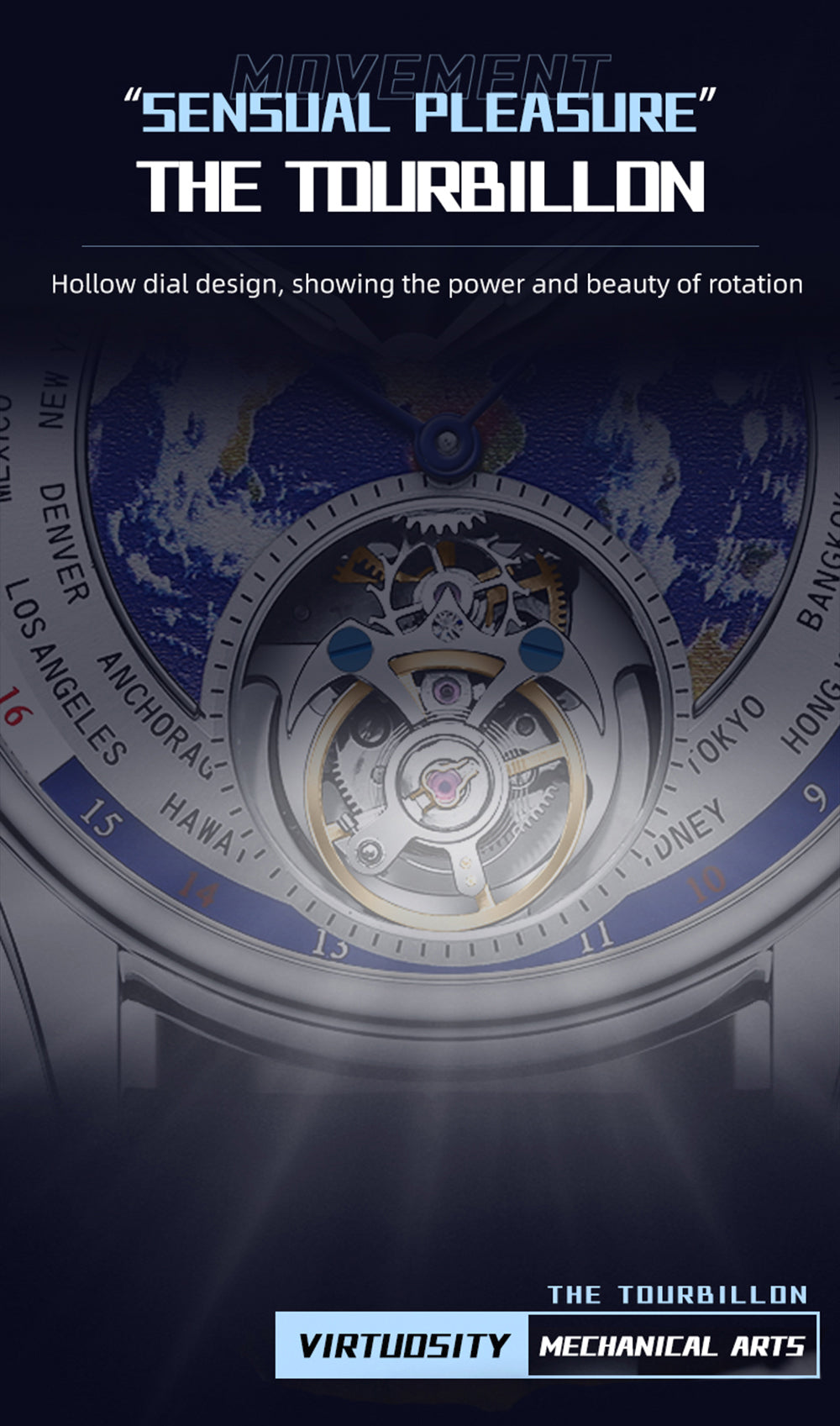 AESOP Original Enamel Earth Automatic Tourbillon Model 7051