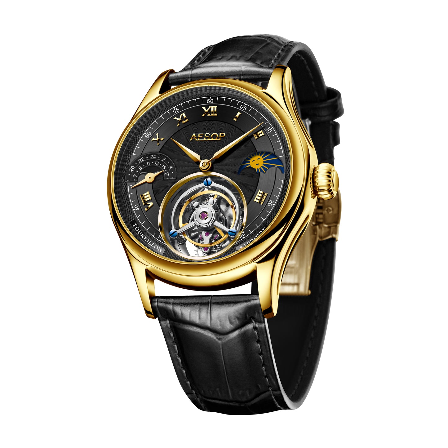 Aesop Original GMT Tourbillon Movement 7027