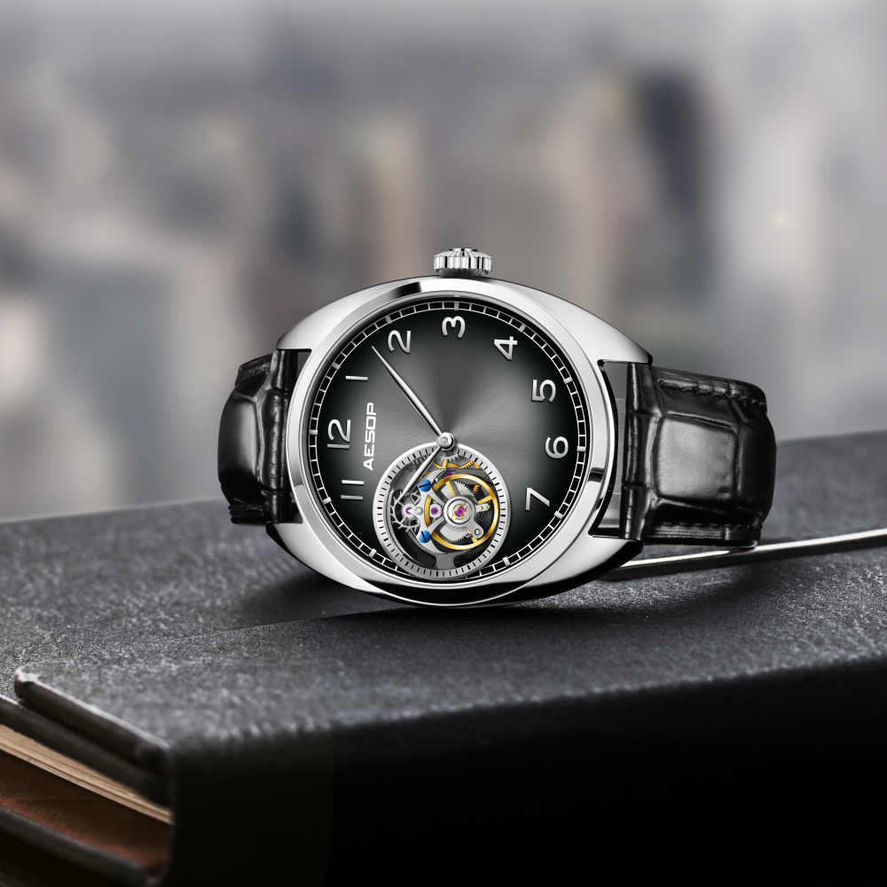 AESOP 9 Clock Original Diamond Tourbillon Movement 7056
