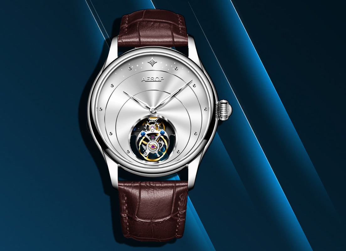 Aesop Original diamond tourbillon movement Tourbillon watch 7048