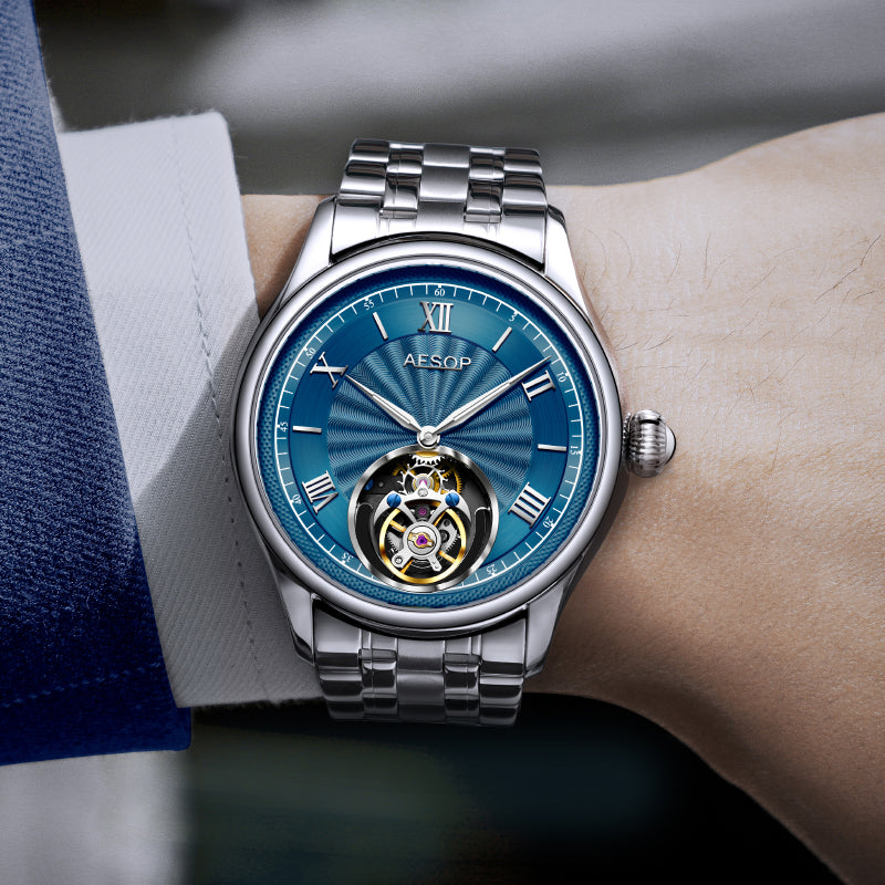 AESOP Original diamond tourbillon movement watch 7041