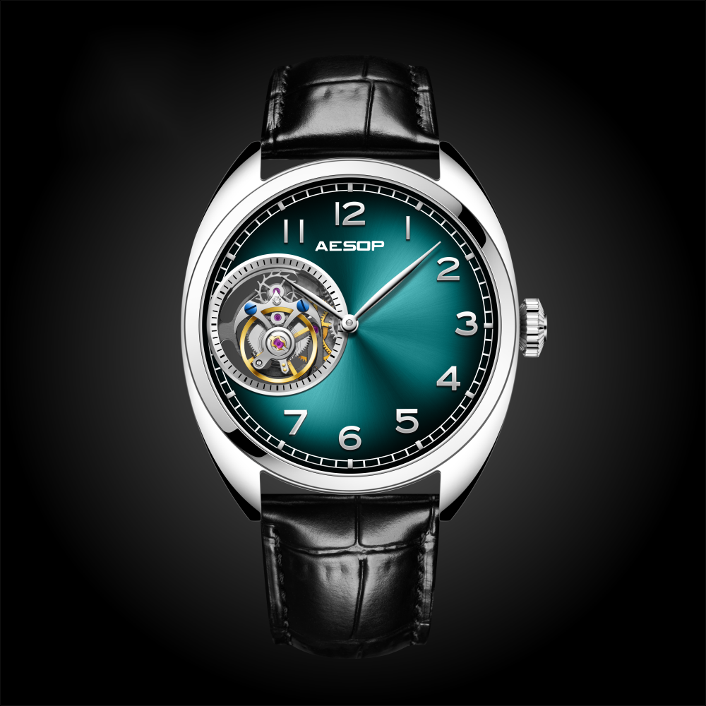 AESOP 9 Clock Original Diamond Tourbillon Movement 7056