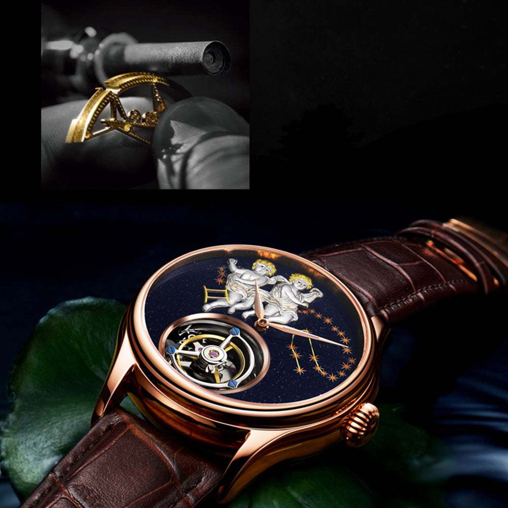 AESOP Tourbillon Gemini Angels Dial 7003 Watch