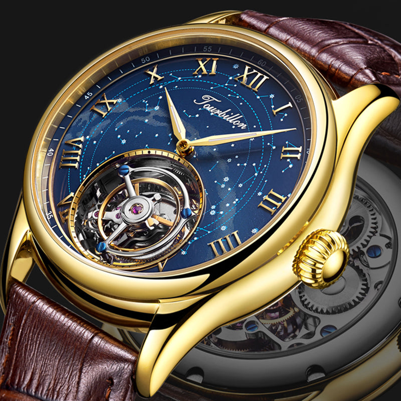 Aesop Original High quality Tourbillon Star Galaxy Watch 7006