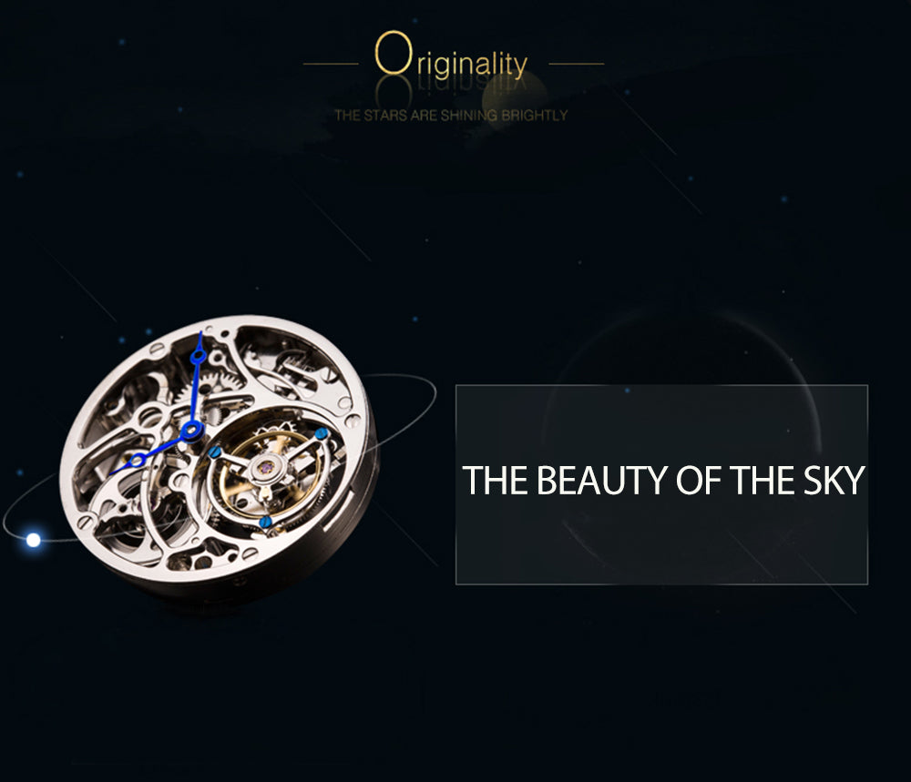 Aesop Original High quality Tourbillon Star Galaxy Watch 7006