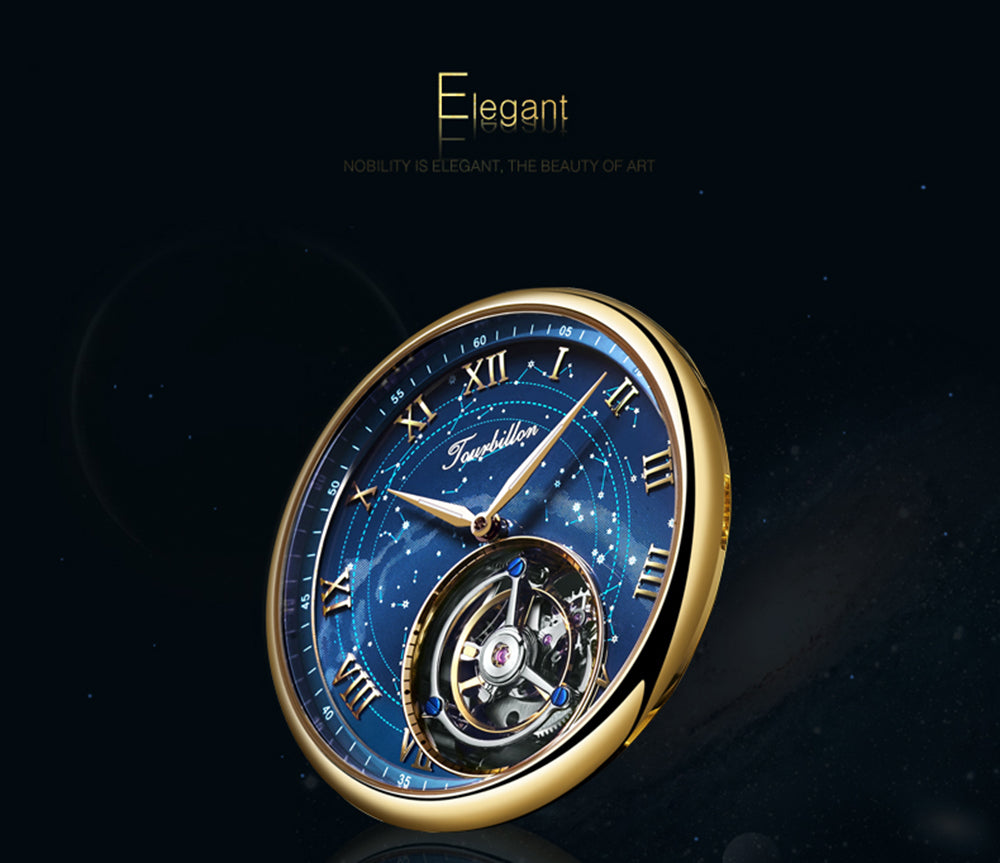 Aesop Original High quality Tourbillon Star Galaxy Watch 7006