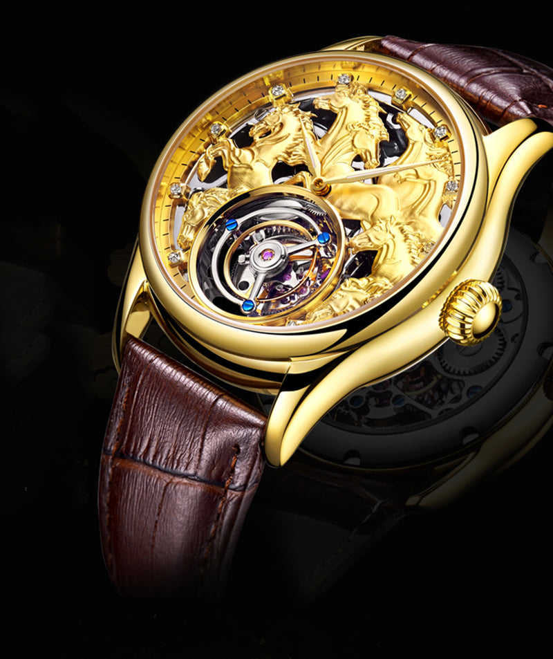 AESOP Zodiac Tourbillon Horse Watch 7007