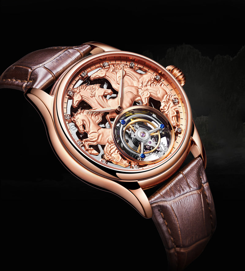 AESOP Zodiac Tourbillon Horse Watch 7007