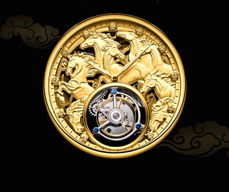 AESOP Zodiac Tourbillon Horse Watch 7007