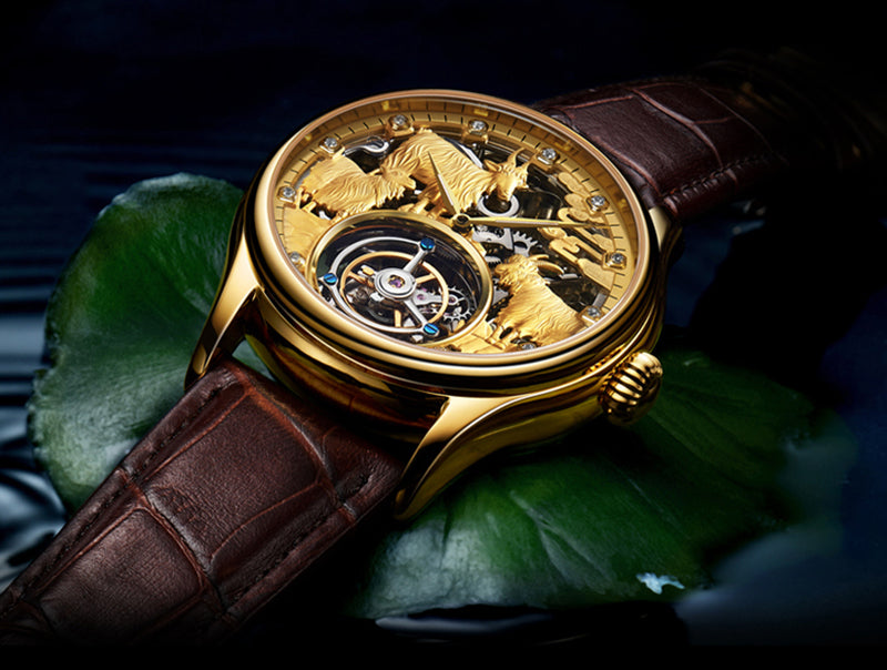 AESOP Zodiac Tourbillon Sheep Watch 7008