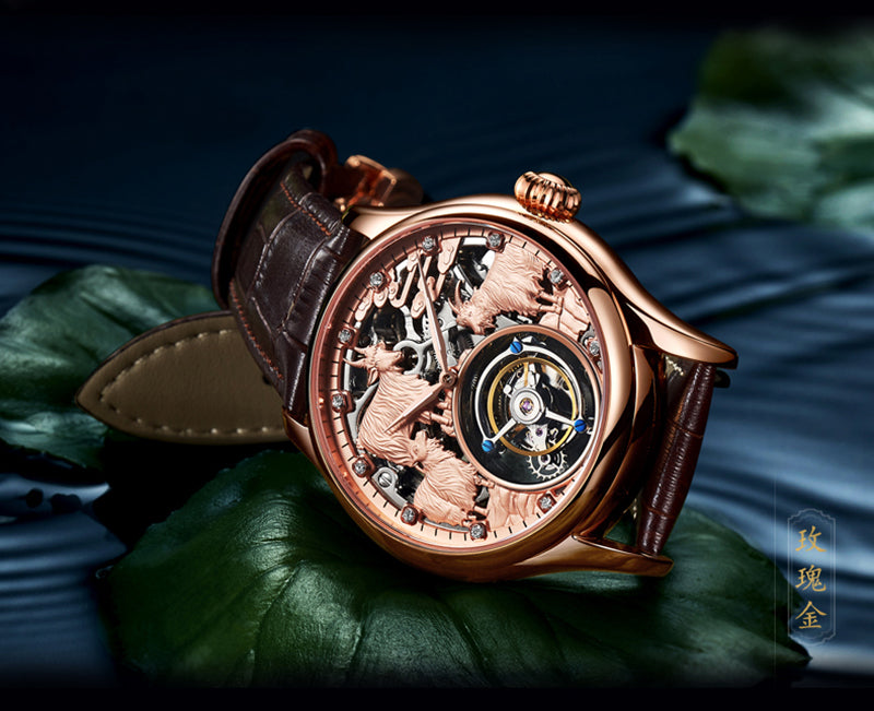 AESOP Zodiac Tourbillon Sheep Watch 7008