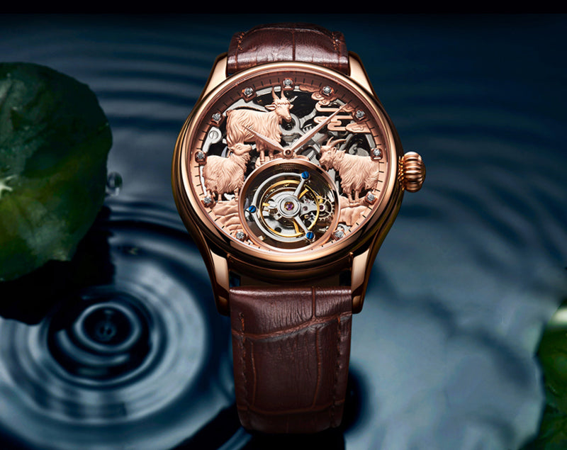 AESOP Zodiac Tourbillon Sheep Watch 7008