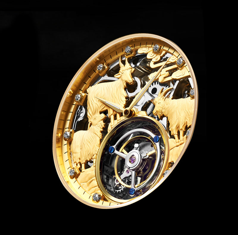 AESOP Zodiac Tourbillon Sheep Watch 7008