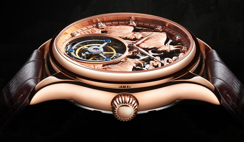 AESOP Zodiac Tourbillon Sheep Watch 7008